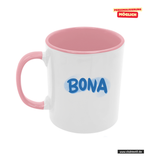 CT Tasse - rosa - St.-Bonaventura-Gymnasium Dillingen - Logo