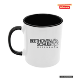 CT Tasse - schwarz - Beethovenschule Offenbach - Logo
