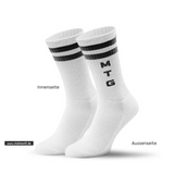CT Tennissocken - schwarz/weiß/schwarz - Maria-Theresia-Gymnasium - Logo