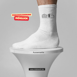 CT Tennissocken - weiß - Adolf-Clarenbach Schule Neuss - Logo