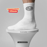 CT Tennissocken - weiß - Mannheim Feudenheim Gymnasium - Logo Schriftzug
