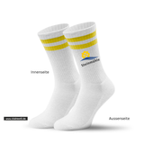 CT Tennissocken - weiß/gelb - Steinmühle Schule und Internat Marburg