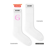 CT Tennissocken - weiß/weiß/bunt - Marion-Dönhoff-Gymnasium - Logo rosa