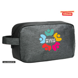 Clique PRESTIGE Toilet Case - Kulturbeutel - Mittelschule Metten - Logo bunt