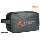 Clique PRESTIGE Toilet Case - Kulturbeutel - Mittelschule Karlsfeld - Logo bunt