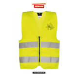 Korntex Warnweste Kids - neon - Max-und-Justine-Elsner-Schule - Logo