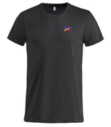 Clique Basic - T - Herren - schwarz - beidseitig bedruckt - Illustration - Humboldtschule Leipzig