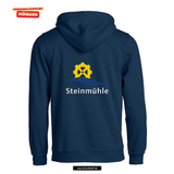 BASIC Hoody - Kinder - dark navy - Druck beidseitig - Steinmühle Marburg