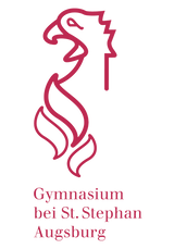 CT Geldbörse - rosa - Gymnasium bei St. Stephan - Logo schwarz