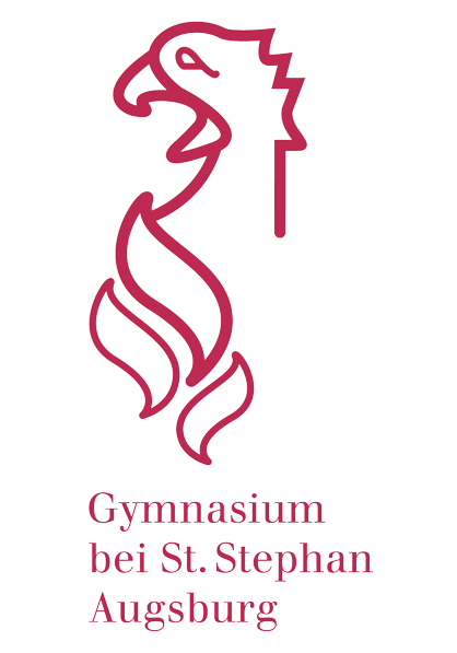 CT Geldbörse - rosa - Gymnasium bei St. Stephan - Logo schwarz