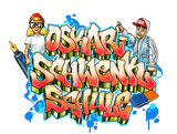 CT Emailletasse - weiß - Oskar-Schwenk-Schule - Logo