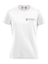 Clique BASIC Active-T - Damen - weiß - beidseitig bedruckt -  Grundschule Steppach