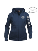 Clique BASIC Hoody Full zip - Damen - navy - Maria-Ward-Schule Kempten