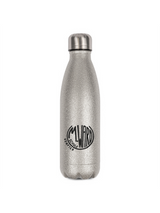 CT Glitzer-Thermoflasche Maria-Ward-Schule - silber