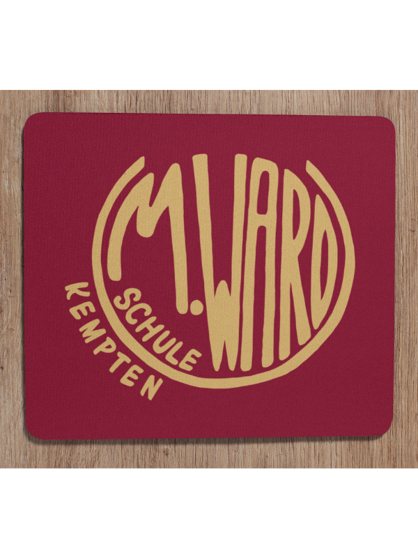 CT Mousepad Maria-Ward-Schule - rot/gold