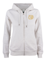 Clique PREMIUM OC Hoody Full zip - Damen - beige - Maria-Ward-Schule Kempten