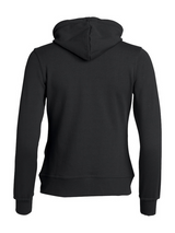 Clique BASIC Hoody Full zip - Damen - schwarz - Kopf Logo - Rudolf Diesel Gymnasium Augsburg
