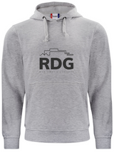 Clique BASIC Hoody - Unisex - grau - Schriftzug - Rudolf Diesel Gymnasium Augsburg