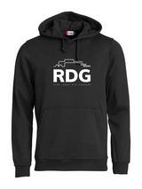 Clique BASIC Hoody - Kinder - schwarz - Schriftzug - Rudolf Diesel Gymnasium Augsburg