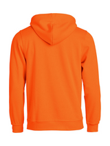Clique BASIC Hoody - Unisex - orange - Schriftzug - Rudolf Diesel Gymnasium Augsburg