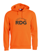 Clique BASIC Hoody - Unisex - orange - Schriftzug - Rudolf Diesel Gymnasium Augsburg