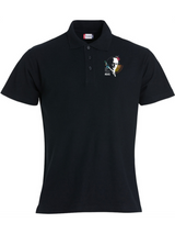 Clique BASIC Polo - Kinder - schwarz - Kopf Logo - Rudolf Diesel Gymnasium