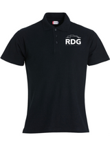Clique BASIC Polo - Herren - schwarz - Schriftzug - Rudolf Diesel Gymnasium Augsburg