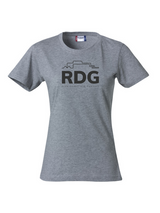 Clique BASIC-T - Damen - grau - Schriftzug -  Rudolf Diesel Gymnasium Augsburg