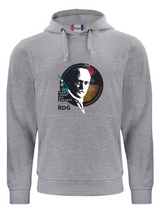 Clique BASIC Hoody - Unisex - grau - Kopf Logo - Rudolf Diesel Gymnasium Augsburg