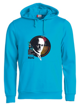 Clique BASIC Hoody - Kinder - türkis - Kopf Logo - Rudolf Diesel Gymnasium Augsburg