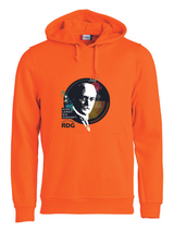 Clique BASIC Hoody - Unisex - orange - Kopf Logo - Rudolf Diesel Gymnasium Augsburg