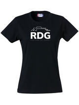 Clique BASIC-T - Damen - schwarz - Schriftzug - Rudolf Diesel Gymnasium Augsburg