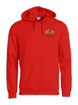 Clique BASIC Hoody - Kinder - rot - Grundschule Ambérieu Mering