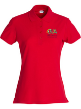 Clique BASIC Polo - Damen - rot - Grundschule Ambérieu Mering