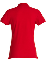 Clique BASIC Polo - Damen - rot - Grundschule Ambérieu Mering