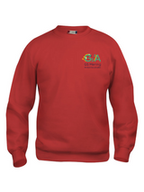 Clique BASIC Roundneck - Unisex - rot - Grundschule Ambérieu Mering