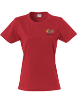 Clique BASIC T-Shirt - Damen - rot - Grundschule Ambérieu Mering
