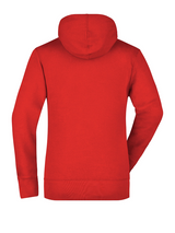 James & Nicholson Hooded Sweat - Damen - rot - Dr.-Josef-Schofer-Schule