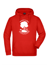 James & Nicholson Hooded Sweat - Herren - rot - Dr.-Josef-Schofer-Schule