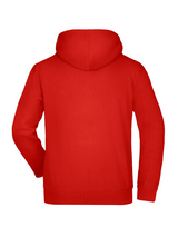 James & Nicholson Hooded Sweat - Herren - rot - Dr.-Josef-Schofer-Schule