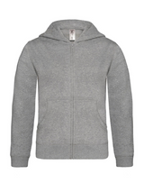 B&C Kapuzenjacke - Kinder - grau - Dr.-Josef-Schofer-Schule