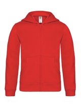 B&C Kapuzenjacke - Kinder - rot - Dr.-Josef-Schofer-Schule