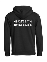 Clique BASIC  Hoody - Kinder - schwarz - Druck beidseitig - Gymnasium bei St. Stephan