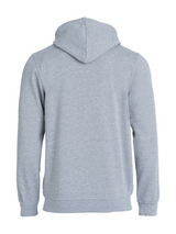 Clique BASIC Hoody Full zip - Herren - grau - Schriftzug - Rudolf Diesel Gymnasium Augsburg