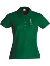 Clique BASIC Polo - Damen - grün - Druck beidseitig - Gymnasium bei St. Stephan