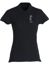 Clique BASIC Polo - Damen - schwarz - Druck Beidseitig - Gymnasium bei St. Stephan