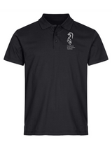 Clique BASIC Polo - Kinder - schwarz - Druck beidseitig - Gymnasium bei St. Stephan