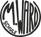 CT Emailletasse - weiß - Maria-Ward-Schule Kempten - Logo schwarz