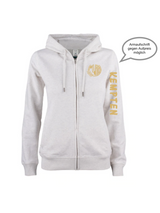 Clique PREMIUM OC Hoody Full zip - Damen - beige - Maria-Ward-Schule Kempten