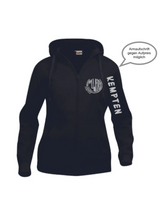 Clique BASIC Hoody Full zip - Damen - schwarz - Maria-Ward-Schule Kempten